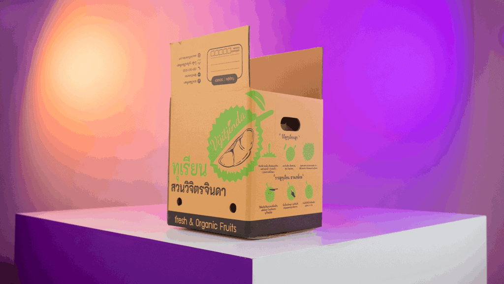 กล่องผลไม้ ฝาชน กล่องทุเรียน - Kas Carton Co.,Ltd. กล่องผลไม้ ฝาชน กล่องทุเรียน