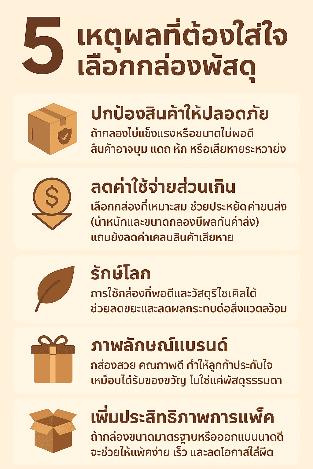 กล่องพัสดุไม่ใช่แค่กล่องอะไรก็ได้ - Kas Carton Co.,Ltd. กล่องพัสดุไม่ใช่แค่กล่องอะไรก็ได้