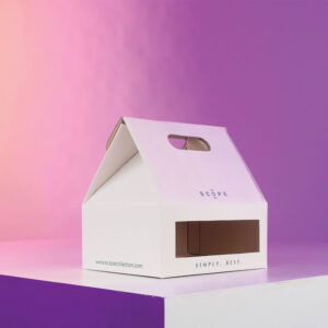 กล่องหูหิ้ว กล่องงานคอนโด SCOPE ULTIMATE CLASS | กล่องลูกฟูกพรีเมียมดีไซน์หรูสำหรับโครงการอสังหาริมทรัพย์ระดับไฮเอนด์