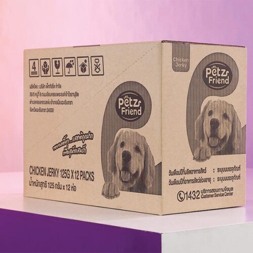 กล่องฝาเสียบ กล่องขนมสำหรับสุนัขแบรนด์ Petzs Friend – กล่องลูกฟูกพรีเมียม ดีไซน์อบอุ่น แข็งแรง ปลอดภัย สะท้อนความใส่ใจในทุกคำขนมสำหรับเพื่อนสี่ขา กล่องฝาเสียบ กล่องขนมสำหรับสุนัขแบรนด์ Petzs Friend – กล่องลูกฟูกพรีเมียม ดีไซน์อบอุ่น แข็งแรง ปลอดภัย สะท้อนความใส่ใจในทุกคำขนมสำหรับเพื่อนสี่ขา
