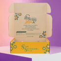 กล่องมะม่วงสวนสีทอง PREMIUM MANGO กล่องหูช้าง – กล่องลูกฟูกพรีเมียม แข็งแรง ทนชื้น ดีไซน์หรูพร้อมหูจับพกพาสะดวก เหมาะกับผลไม้สด ของฝาก และสินค้าส่งออกคุณภาพจากสวนไทย