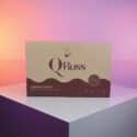 กล่องกาแฟ Q RUSS COFFEE – กล่องลูกฟูกพรีเมียม ดีไซน์เรียบหรูโทนดำทอง ถ่ายทอดพลังและความเข้มของกาแฟพรีเมียม เสริมภาพลักษณ์แบรนด์ให้ดูทันสมัยและมั่นคง