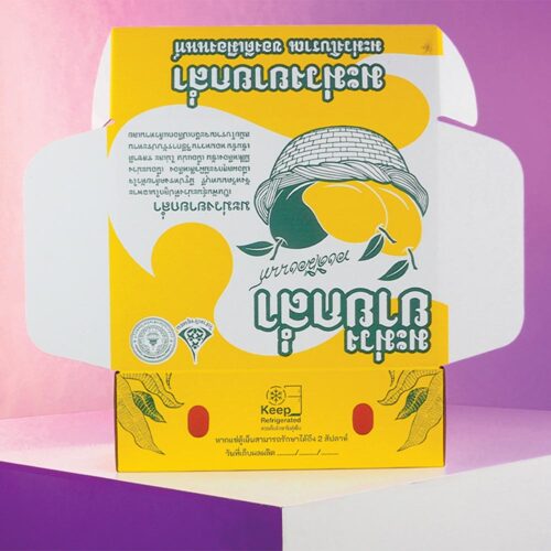 กล่องมะม่วงยากล่ำ ของดีเมืองนนท์ – กล่องลูกฟูกพรีเมียม แข็งแรง ทนชื้น ดีไซน์สวยเรียบหรู ถ่ายทอดความอร่อยและคุณค่าผลไม้ไทยสายพันธุ์หายากจากนนทบุรี กล่องมะม่วงยากล่ำ ของดีเมืองนนท์ – กล่องลูกฟูกพรีเมียม แข็งแรง ทนชื้น ดีไซน์สวยเรียบหรู ถ่ายทอดความอร่อยและคุณค่าผลไม้ไทยสายพันธุ์หายากจากนนทบุรี