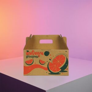 กล่องส้ม ส้มโชกุนเมืองเบตง แบบ 3 กิโลกรัม – กล่องลูกฟูกพรีเมียม แข็งแรง ดีไซน์หรู ถ่ายทอดความสดใหม่และรสชาติหวานหอมของส้มโชกุนเบตง ของดีจากภาคใต้ เหมาะกับของฝากและสินค้าพรีเมียม