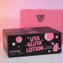 กล่องสกินแคร์ UTA GLUTA LOTION บรรจุภัณฑ์สำหรับโลชั่นบำรุงผิวขาวกระจ่างใส