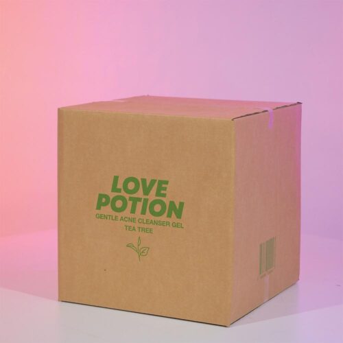 กล่องสกินแคร์ Love Potion Acne Cleanser บรรจุภัณฑ์โฟมล้างหน้าเพื่อผิวใสไร้สิว ดีไซน์เรียบหรู กล่องสกินแคร์ Love Potion Acne Cleanser บรรจุภัณฑ์โฟมล้างหน้าเพื่อผิวใสไร้สิว ดีไซน์เรียบหรู